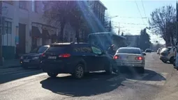 У центрі Луцька – затор через ДТП на переході