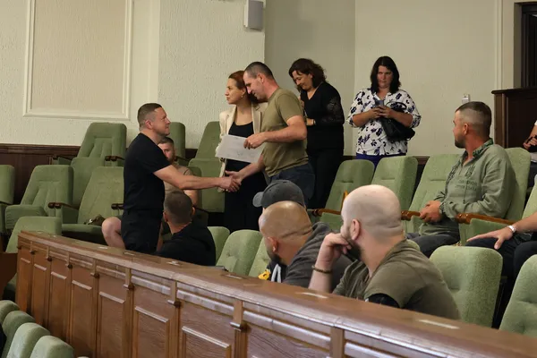 На Волинь із візитом приїхала міністерка у справах ветеранів Наталія Калмикова