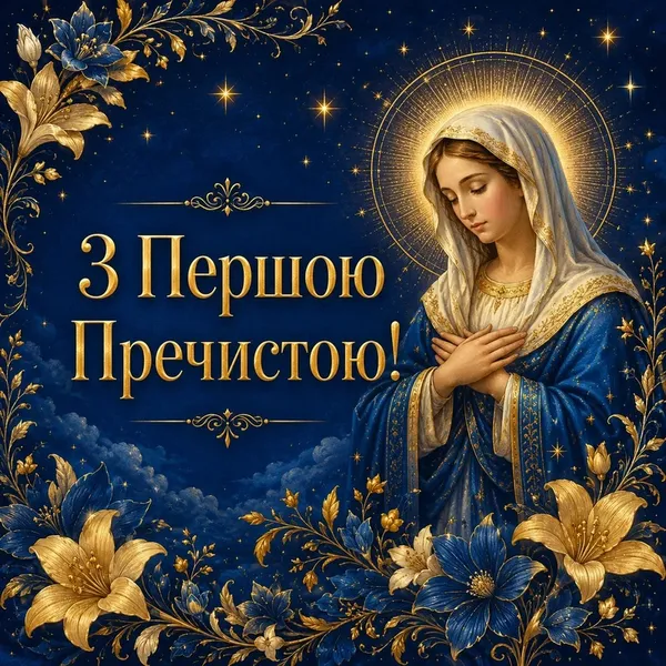 З Успінням Пресвятої Богородиці 2026: картинки й теплі привітання