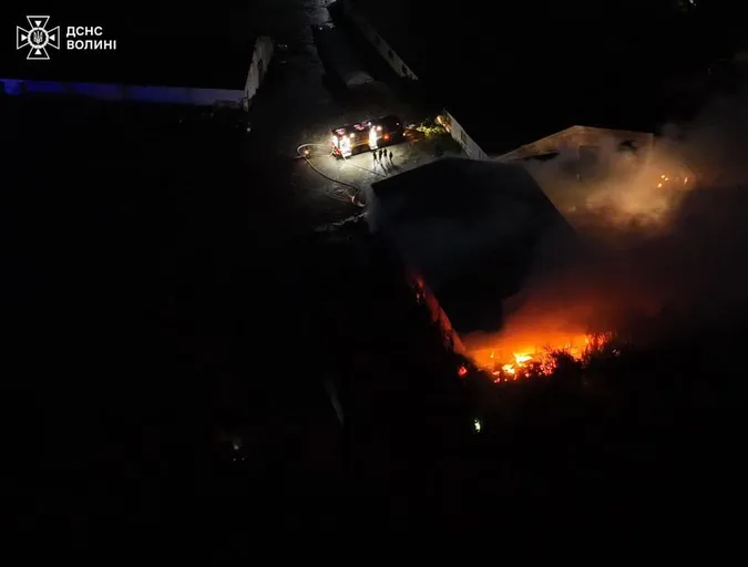 У Лищі горіло фермерське господарство (оновлено, фото, відео)
