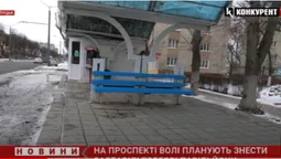 Замість старих павільйонів – «розумні» зупинки: у Луцьку на проспекті Волі демонтують торгові точки (відео)