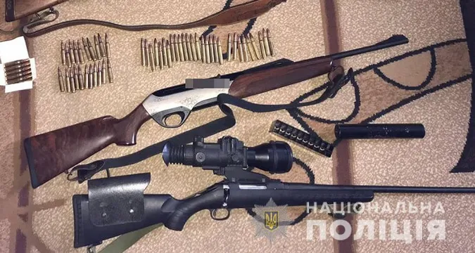 Волинські поліцейські затримали в Яготині «збройового барона» (фото, відео)