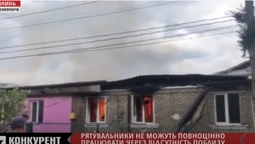 Пожежа в Рожищі: в колишньому гуртожитку мешкали 11 сімей (відео)