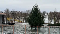 Новорічна ялинка у Нововолинську буде у новому місці (фото)
