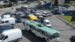 У Луцьку затори через мітингувальників (фото, відео)