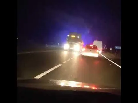 ДТП на Волині: автомобіль зачепився та злетів у кювет (відео)