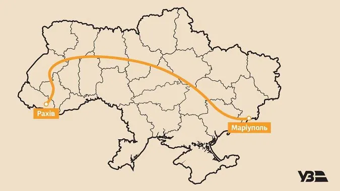 Укрзалізниця запускає найдовший залізничний маршрут