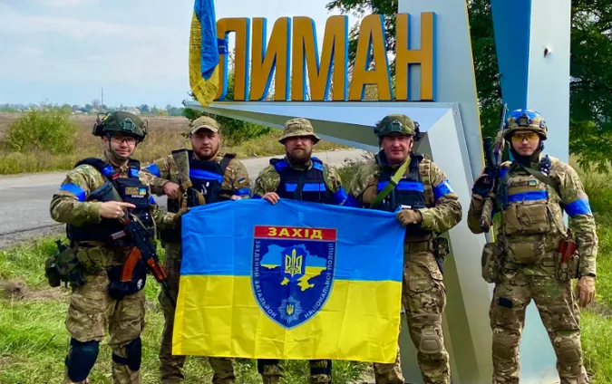 Волинські поліцейські брали участь у звільненні Лиману (фото, відео)