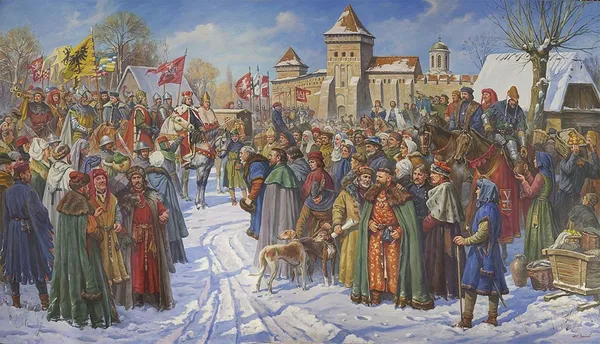 З’їзд європейських монархів у Луцьку. Автор картини – Артур Орльонов
