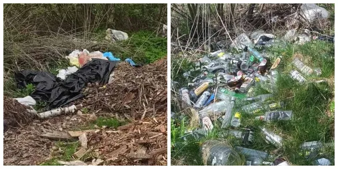 На Волині виявили два стихійних сміттєзвалища (фото)