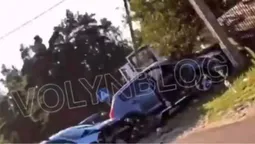 На Світязі трапилась серйозна ДТП за участі двох автомобілів (відео)