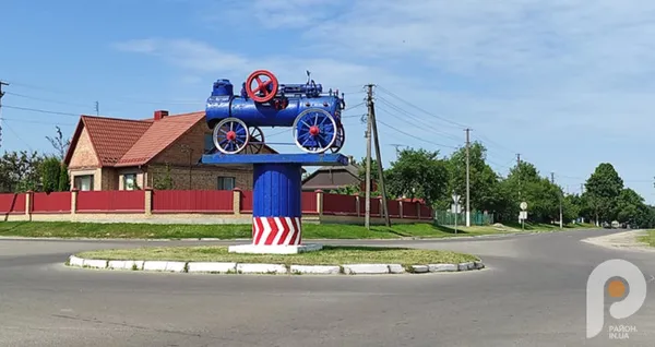 У Рожищі паровоз «загубив» димохід (фотофакт)