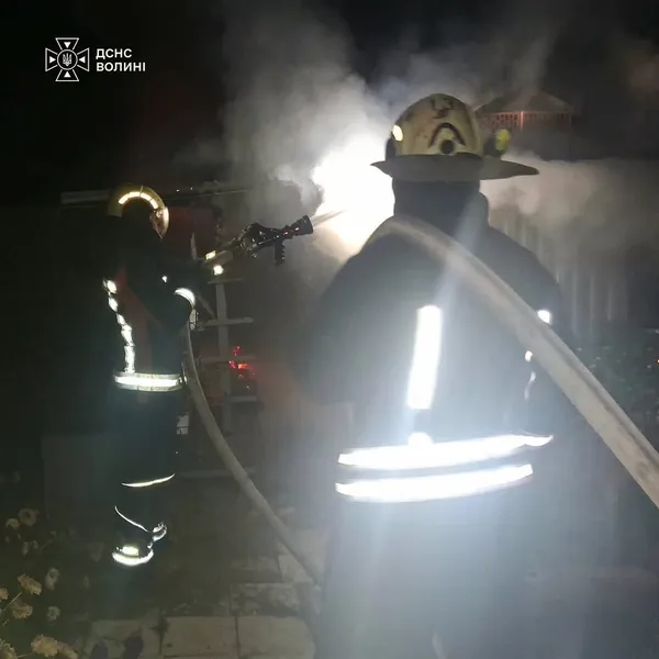 На Волині за добу сталися три пожежі: загинув чоловік, а підліток – з травмами