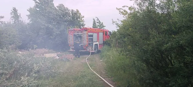 У Ковелі з невідомої причини загорілася купа сміття (фото)
