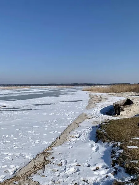 Крижана краса: показали захопливі сонячні кадри Світязя
