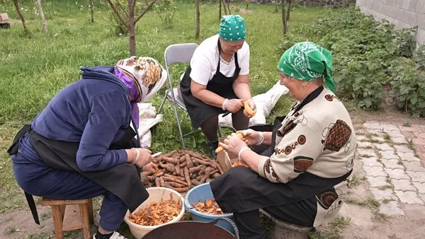 Волонтерки щодня збираються на подвір'ї Галини Остапчук