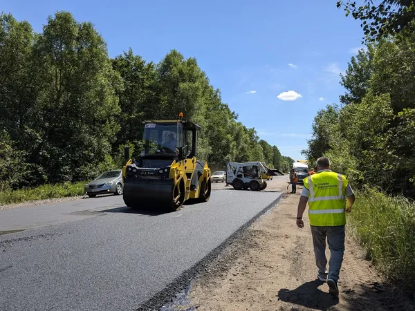 На Волині оновлюють автошлях до пункту пропуску «Доманове» (фото)