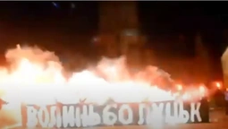З фаєрами та кричалками: фани «Волині» записали новорічне привітання (відео)