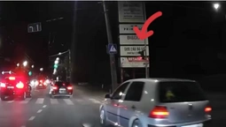 «Підрізав» патрульних: у Луцьку за кермом авто зловили 17-річного порушника (відео)