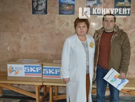 Бізнесмени з Польщі подарували волинській лікарні господарські товари
