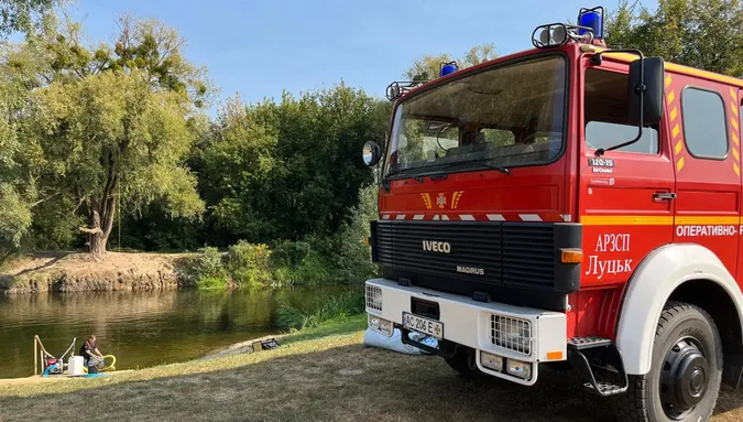 На Волині біля річки Стир вчилися очищувати воду (фото)