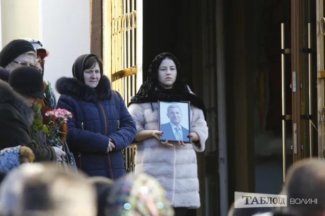 У Луцьку попрощалися із загиблим бізнесменом Петром Гордійчуком