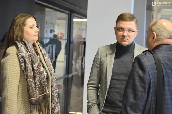 Депутатка Луцькради Алла Надточій та співзасновник ГР «СВІДОМІ» Тарас Шкітер