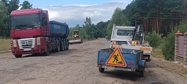 На Маневиччині оновлюють автомобільну дорогу Колодії – Костюхнівка (фото)