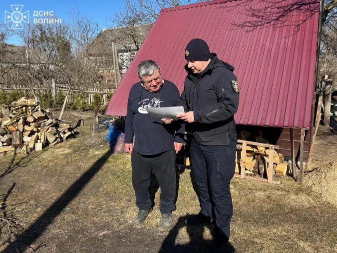 На Волині рятувальники спіймали на гарячому палія сухостою (фото)