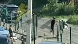У Луцьку на військових ТЦК напав молодик з балончиком (відео, оновлено)