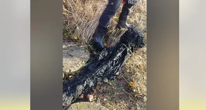 Довжелезне, аж труби стогнали: що дістали з каналізації на Волині (відео)