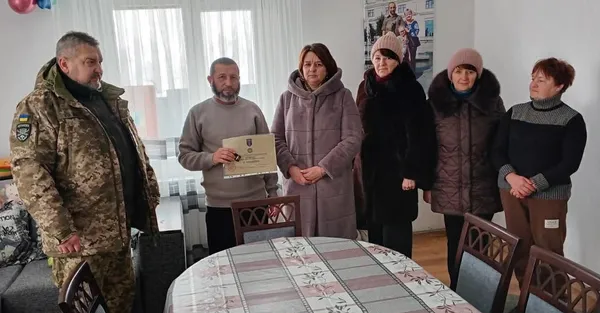 Ветерану з Іваничівської громади вручили відзнаку Міністра оборони України (фото)