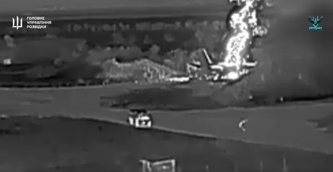 Спецпризначенці ГУР спалили в Криму два ворожі літаки Ан-26 та дві РЛС (відео)