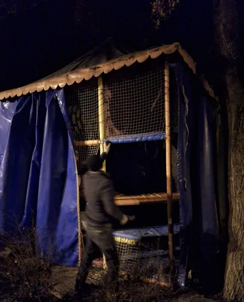У луцькому парку демонтували дитячий атракціон (фото)