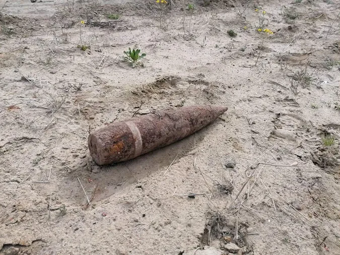 На Волині знищили три боєприпаси, знайдені під час сільгоспробіт (фото, відео)