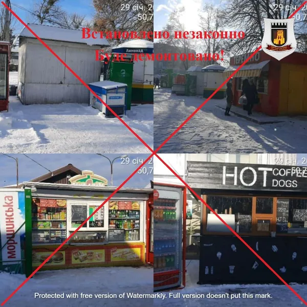 На луцькій автостанції знесуть усі незаконні кіоски (фото)