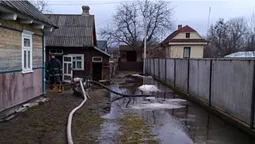 На Волині з присадибних ділянок відкачали понад 350 кубометрів талої води