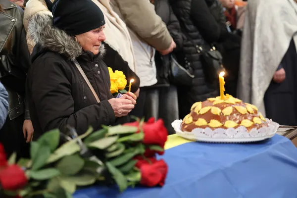 У Луцьку провели в останню дорогу двох Героїв, Євгенія Філяса та Тараса Медведчука (фото)