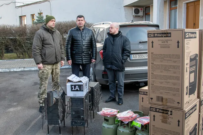Волинські військові отримали конвектори та буржуйки (фото)