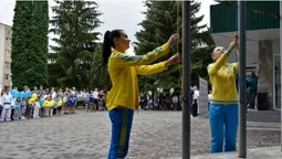 У Луцьку урочисто підняли Олімпійський прапор (фото)