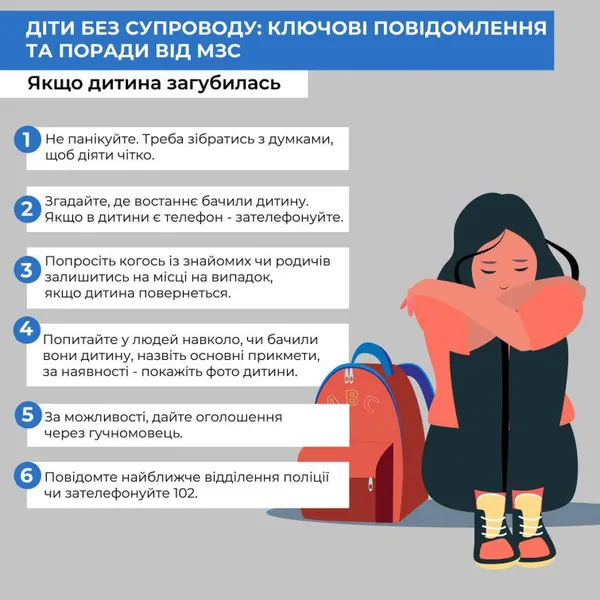 Що робити, якщо загубили дитину: поради МЗС