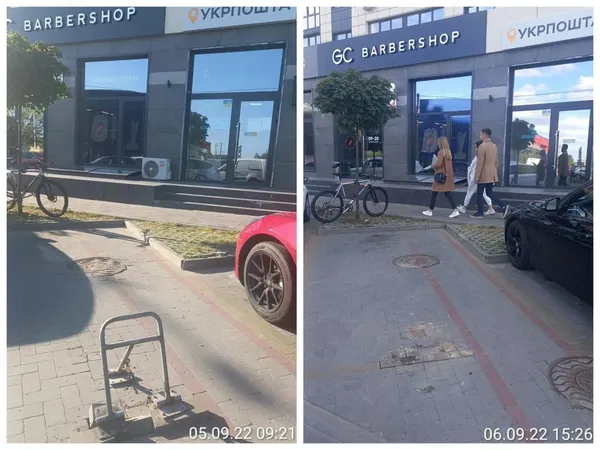 Муніципали демонтують обмежувачі руху, які лучани встановлювали самовільно (фото)