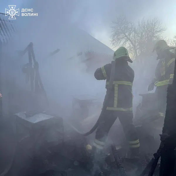 Пожежі одна за одною: за минулу добу волинські рятувальники ліквідували 5 загорянь (фото)