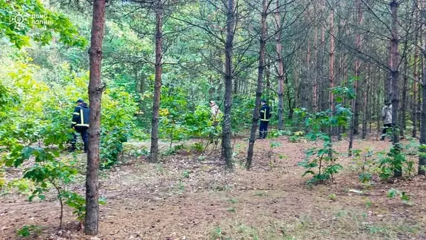 76-річного чоловіка, який заблукав у лісі на Волині, знайшли за допомогою дрона (фото)
