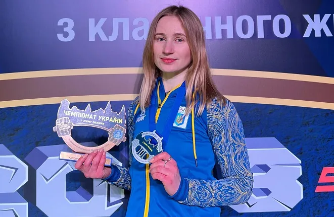 Волинянка виборола «срібло» на чемпіонаті України з жиму лежачи