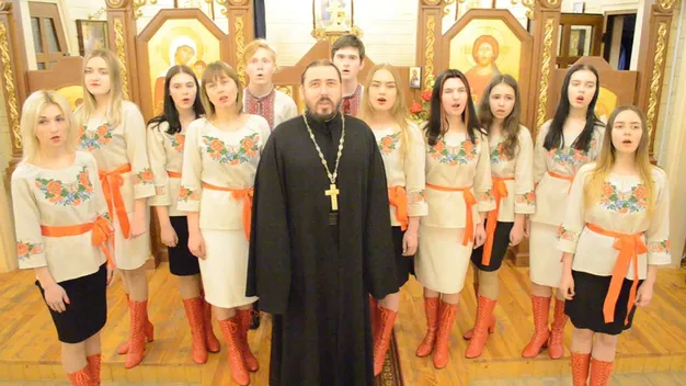 До мурашок: у «волинському» храмі Волновахи помолилися за Україну (відео)
