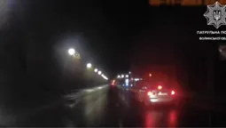 Пролетів на «червоний»: у Луцьку вулицями розсікав п'яний на Daewoo (відео)