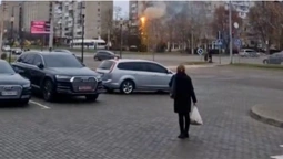 У Луцьку біля «Гостинця» загорілися оголені дроти (відео)