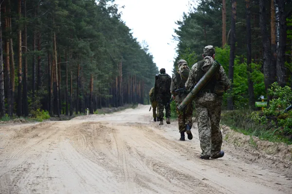 Постріли та вибухи у волинському лісі (фото, відео)