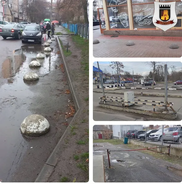 Муніципали демонтують у Луцьку незаконні обмежувачі руху (адреси)